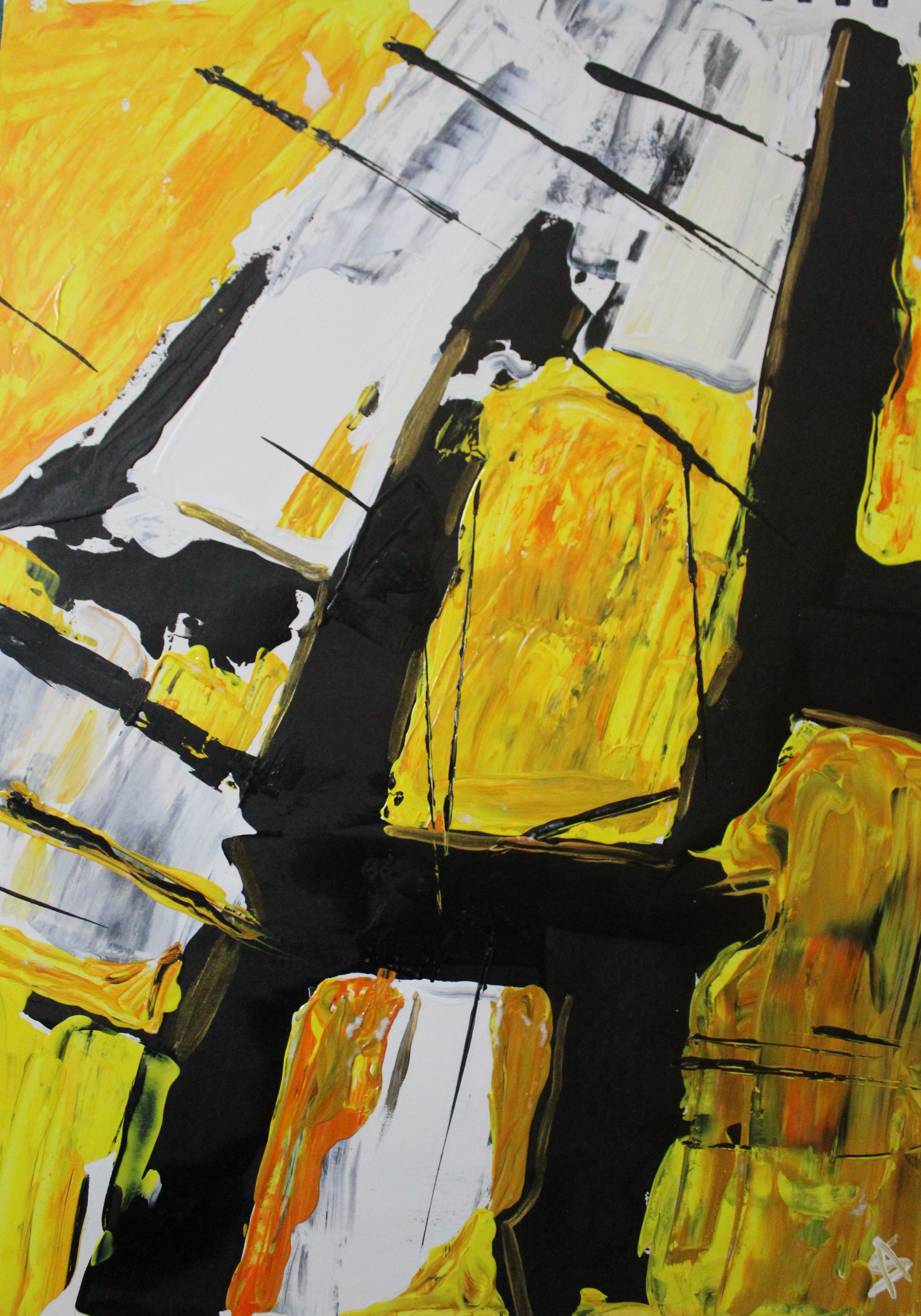 Abstract Yellow