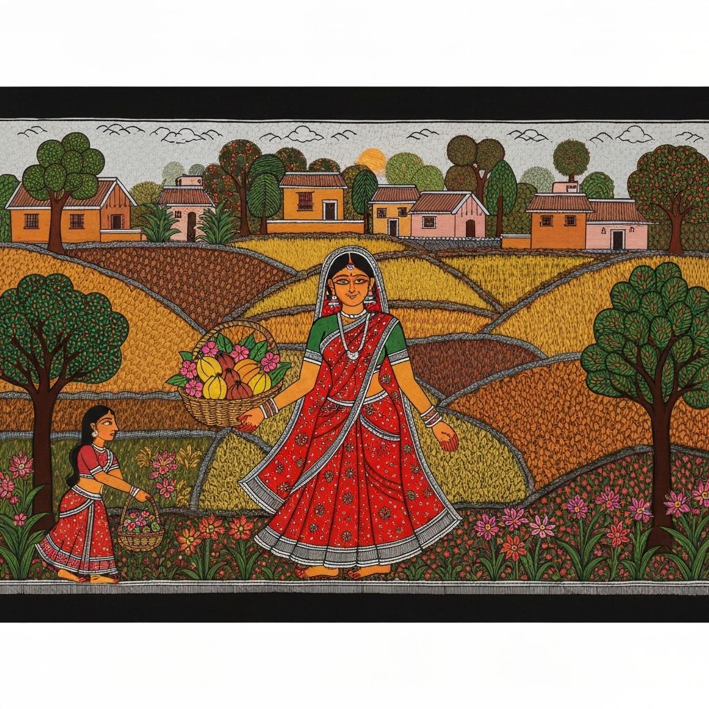 Traditional Madhubani Art
